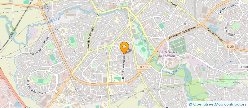 localisation de l'entreprise FRANCAMAT  CHOLET