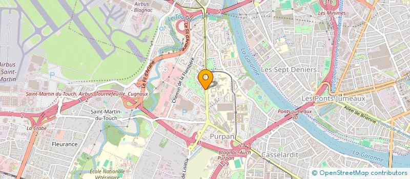 localisation de l'entreprise FRANCAMI à TOULOUSE