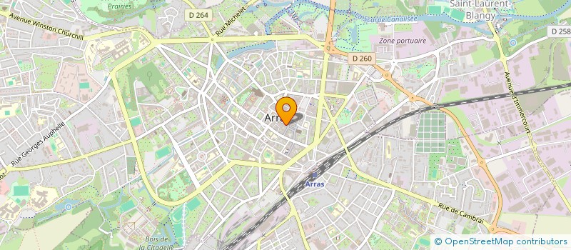 localisation de l'entreprise FRANCANNE à ARRAS