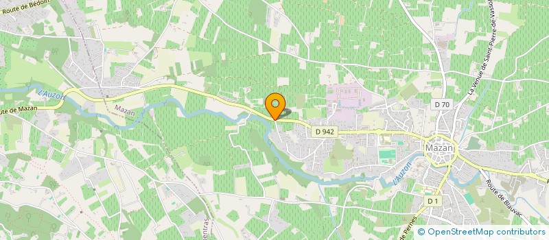 localisation de l'entreprise FRANCAR à MAZAN