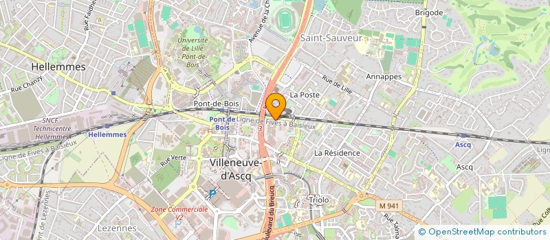 localisation de l'entreprise FRANCAR DISTRIBUTION à VILLENEUVE-D'ASCQ