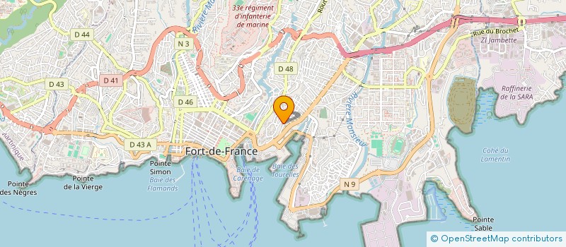 localisation de l'entreprise FRANCARAIBES à FORT-DE-FRANCE