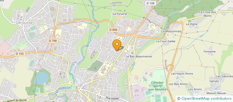 localisation de l'entreprise FRANCAS DE FOUGERES à FOUGERES