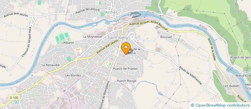 localisation de l'entreprise FRANCAS DE ST JUERY à SAINT-JUERY