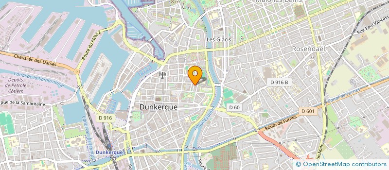 localisation de l'entreprise FRANCAUD à DUNKERQUE