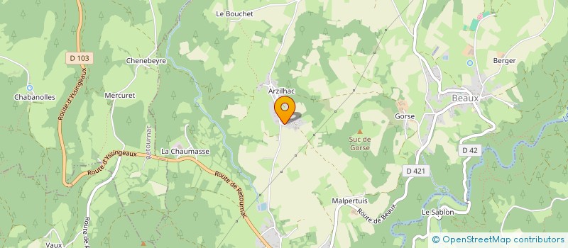 localisation de l'entreprise FRANCAVILLA MACONNERIE  BEAUX