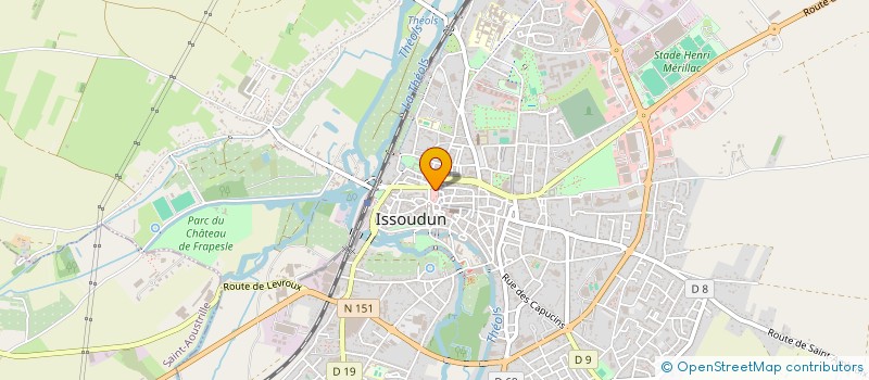 localisation de l'entreprise FRANCE à ISSOUDUN
