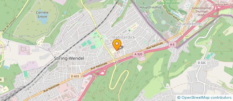 localisation de l'entreprise FRANCE  STIRING-WENDEL