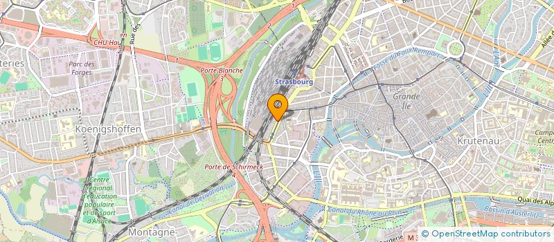 localisation de l'entreprise FRANCE ACADEMIE SELF DEFENSE à STRASBOURG