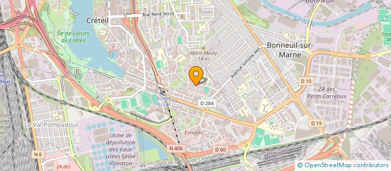 localisation de l'entreprise FRANCE ACCESS DEMENAGEMENT  CRETEIL