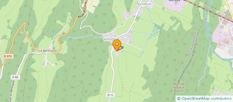 localisation de l'entreprise FRANCE ACCESSORY  NURIEUX-VOLOGNAT