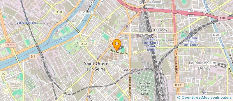 localisation de l'entreprise FRANCE ACHAT VENTE à SAINT-DENIS