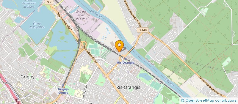 localisation de l'entreprise FRANCE ACHEMINEMENT à RIS-ORANGIS
