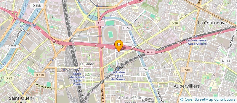 localisation de l'entreprise FRANCE ACTION SOCIALE ET HUMANITAIRE à SAINT-DENIS