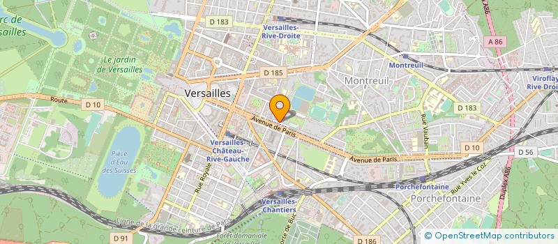 localisation de l'entreprise FRANCE ACTIVE YVELINES à VERSAILLES