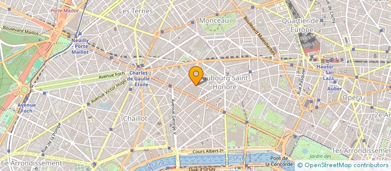 localisation de l'entreprise FRANCE ADJOINTE à PARIS 8