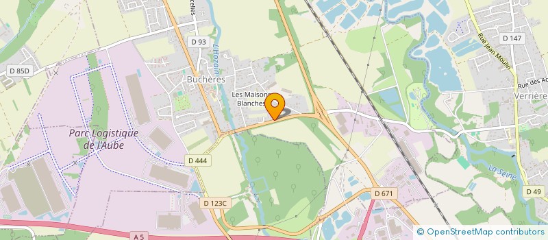 localisation de l'entreprise FRANCE ADOT 10  BUCHERES