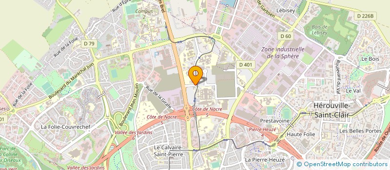 localisation de l'entreprise FRANCE ADOT 14 à CAEN