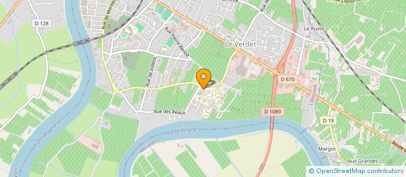 localisation de l'entreprise FRANCE ADOT 33  LIBOURNE