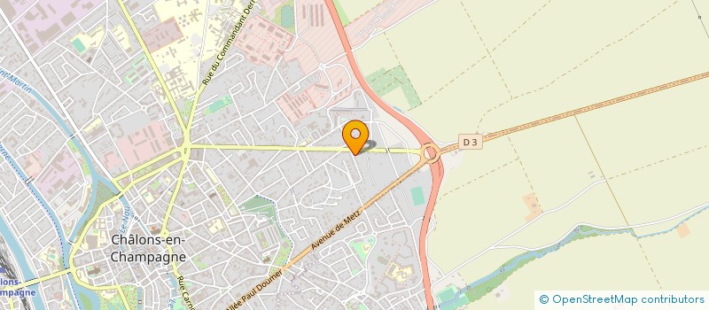 localisation de l'entreprise FRANCE ADOT 51  CHALONS-EN-CHAMPAGNE