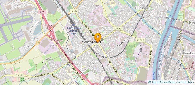 localisation de l'entreprise FRANCE AESTHETIC à SAINT-LOUIS