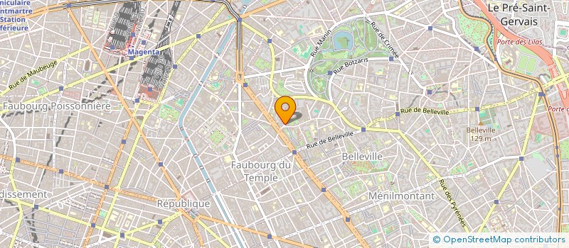 localisation de l'entreprise FRANCE AFFICHAGE PLUS  PARIS