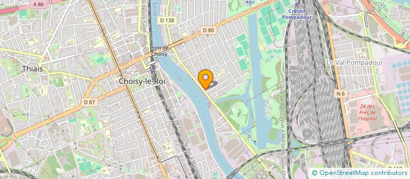 localisation de l'entreprise FRANCE AFRIQUE à CHOISY LE ROI