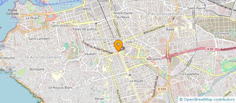 localisation de l'entreprise FRANCE AFRIQUE EXPORT  MARSEILLE