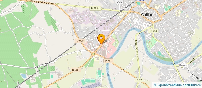 localisation de l'entreprise FRANCE AGENCEMENT à GAILLAC