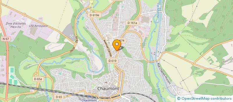 localisation de l'entreprise FRANCE AGRAFES CLOUAGES à CHAUMONT