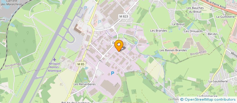 localisation de l'entreprise FRANCE AGRO INDUSTRIES à SAINT-AIGNAN-GRANDLIEU