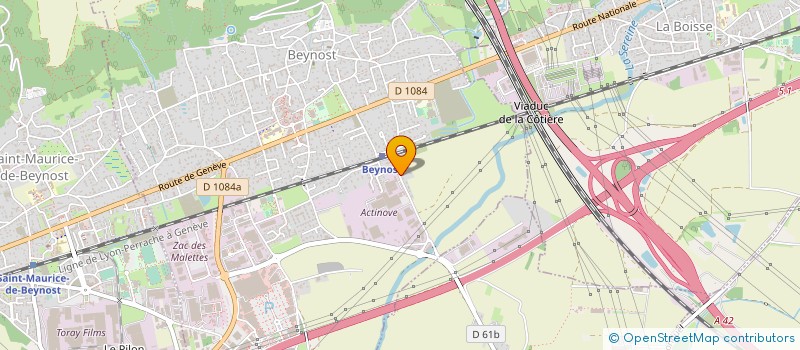 localisation de l'entreprise FRANCE AIR CORPORATE  BEYNOST