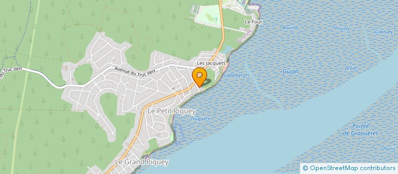 localisation de l'entreprise FRANCE AIROTELS  LEGE-CAP-FERRET