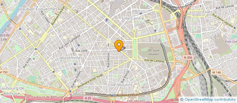 localisation de l'entreprise FRANCE ALARME NORD à LILLE
