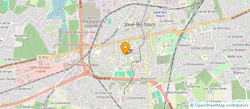 localisation de l'entreprise FRANCE ALGERIE CENTRE à JOUE-LES-TOURS