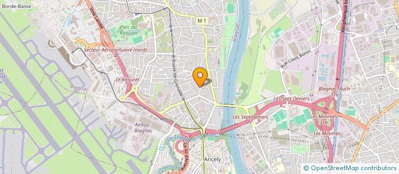 localisation de l'entreprise FRANCE-ALGERIE-MUSIC  BLAGNAC