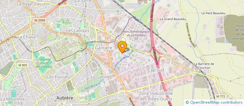 localisation de l'entreprise FRANCE ALIMENTAIRE  CLERMONT-FERRAND