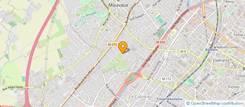 localisation de l'entreprise FRANCE ALL SIGHTS TOUR  MOUVAUX