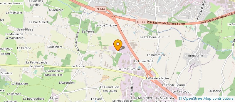 localisation de l'entreprise FRANCE ALLIANCE 24 à COUERON