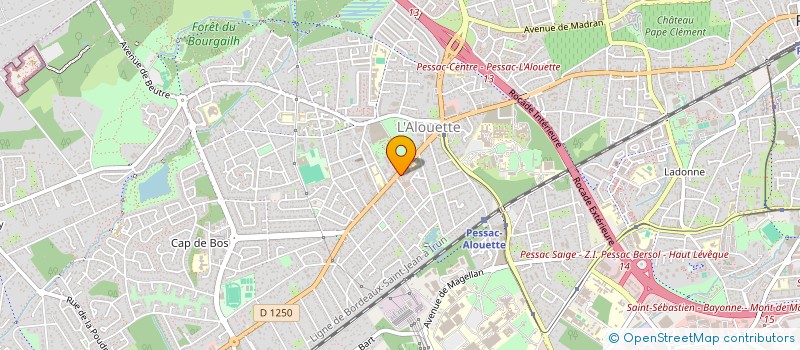 localisation de l'entreprise FRANCE ALOUETTE  PESSAC