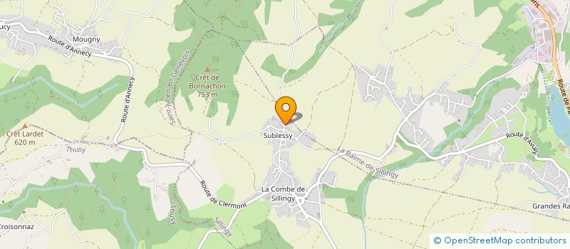 localisation de l'entreprise FRANCE ALPES AND LAKES TRAVEL  SILLINGY