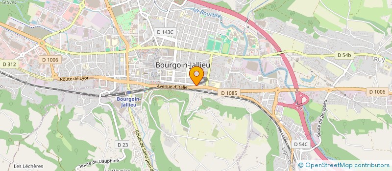 localisation de l'entreprise FRANCE ALPES SECURITE à BOURGOIN-JALLIEU