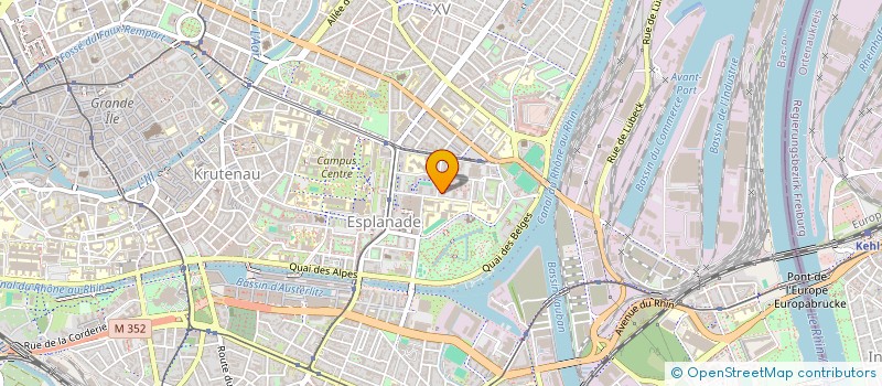 localisation de l'entreprise FRANCE ALSACE CARRELAGE à STRASBOURG