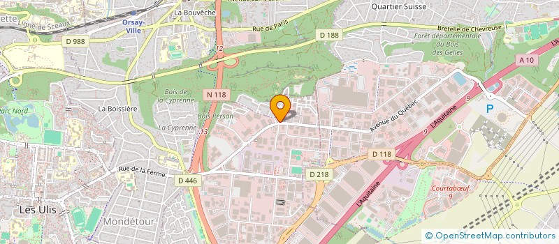 localisation de l'entreprise FRANCE ALU POSE  LES ULIS