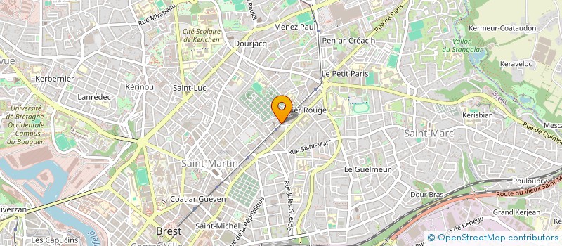 localisation de l'entreprise FRANCE ALZHEIMER 29 à BREST