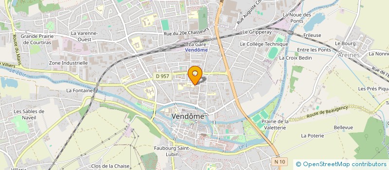localisation de l'entreprise FRANCE ALZHEIMER 41 à VENDOME