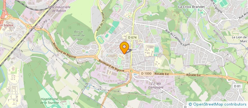 localisation de l'entreprise FRANCE ALZHEIMER CHARENTE ET MALADIES APPARENTEES à ANGOULEME