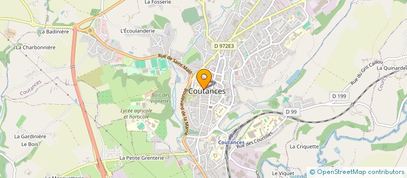localisation de l'entreprise FRANCE ALZHEIMER MANCHE à COUTANCES