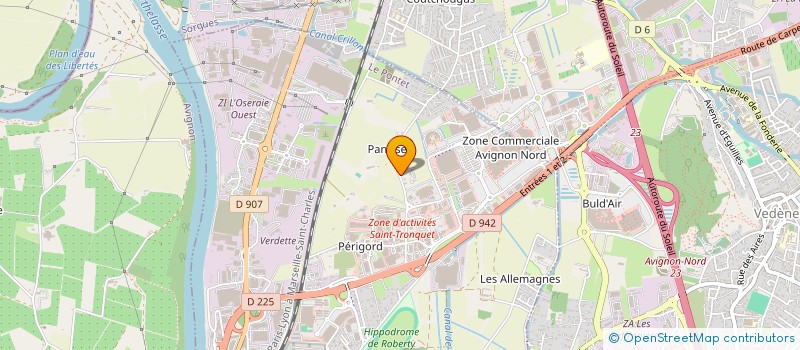 localisation de l'entreprise FRANCE ALZHEIMER VAUCLUSE à LE PONTET