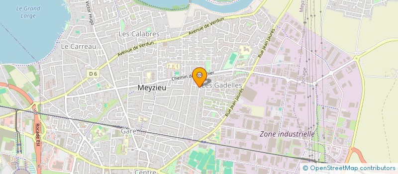 localisation de l'entreprise FRANCE AMBULANCE 69  MEYZIEU